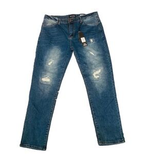 Riot Empire  Sz 38/32 Slim Men's Premium Jeans Denim Blue